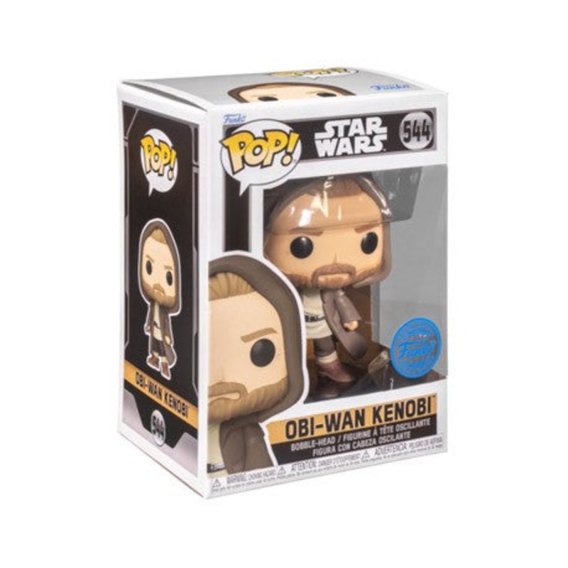 Funko Pop! Star Wars Obi-Wan Kenobi 544 Funko Shop Exclusive + Free Protector