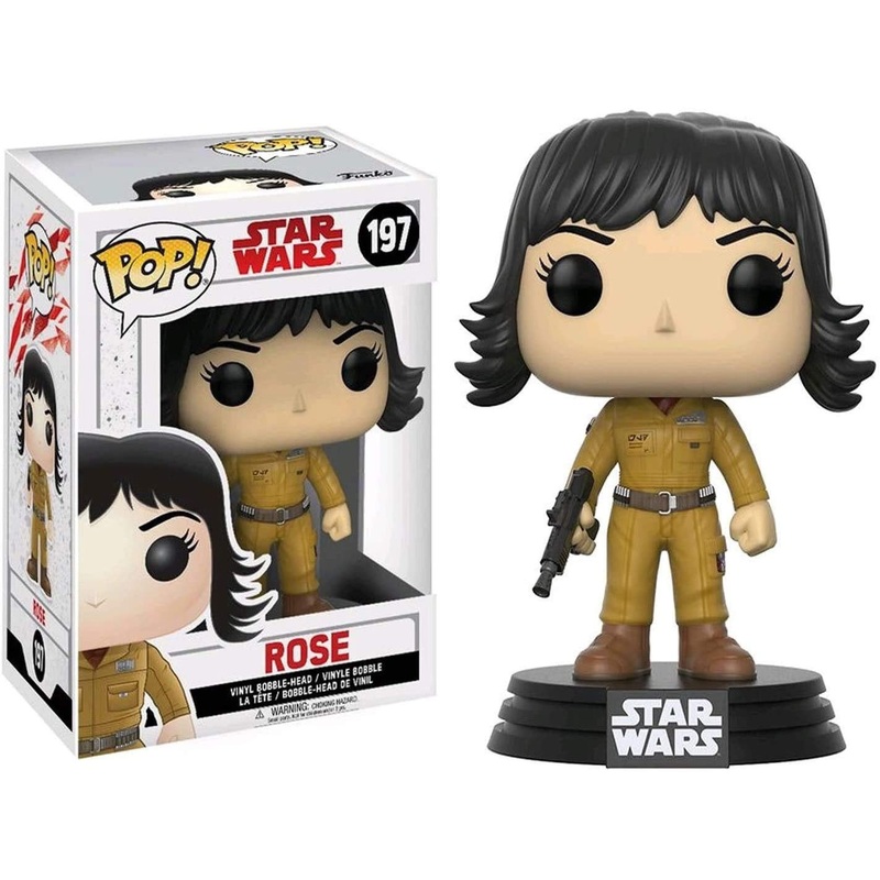 Funko Pop! Star Wars Rose 197 + Free Protector (VAULTED)