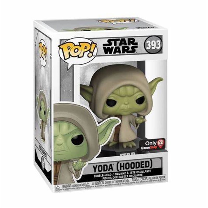 Funko POP! Star Wars - Yoda Hooded #393 GameStop Exclusive + PROTECTOR!