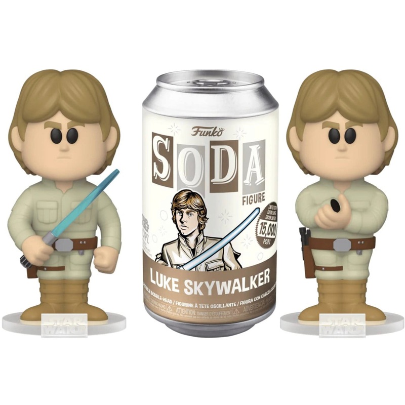 Star Wars Luke Skywalker Unsealed Limited Edition Common / Regular Funko Soda Pop Figure