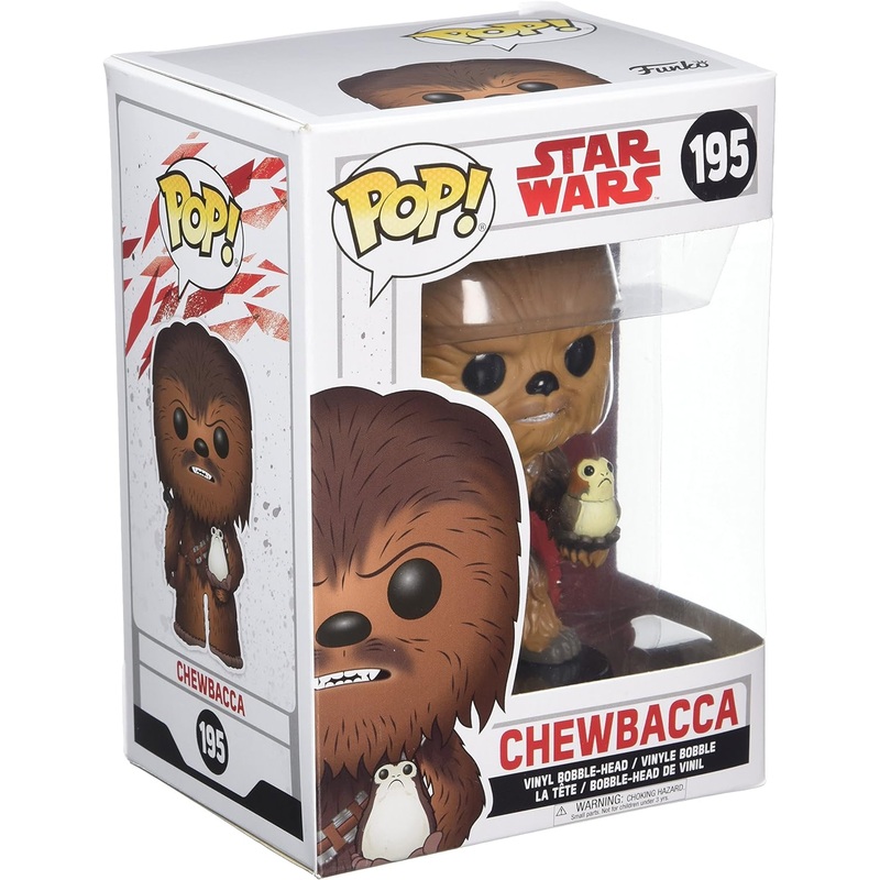 Star Wars: The Last Jedi - Chewbacca Funko PoP! 195 + PoP Protector