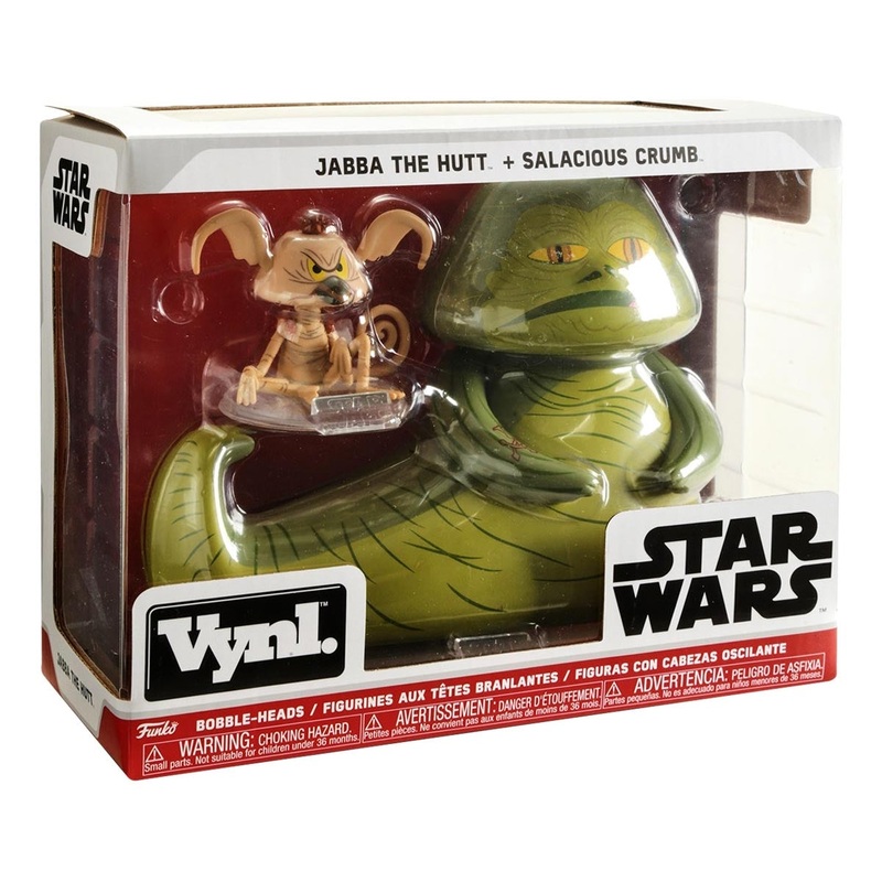 Vinyl Star Wars Jabba The Hutt + Salacious Crumb