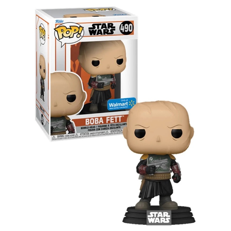 Boba Fett (Unmasked) Walmart Exclusive 490 Funko PoP! + POP PROTECTOR