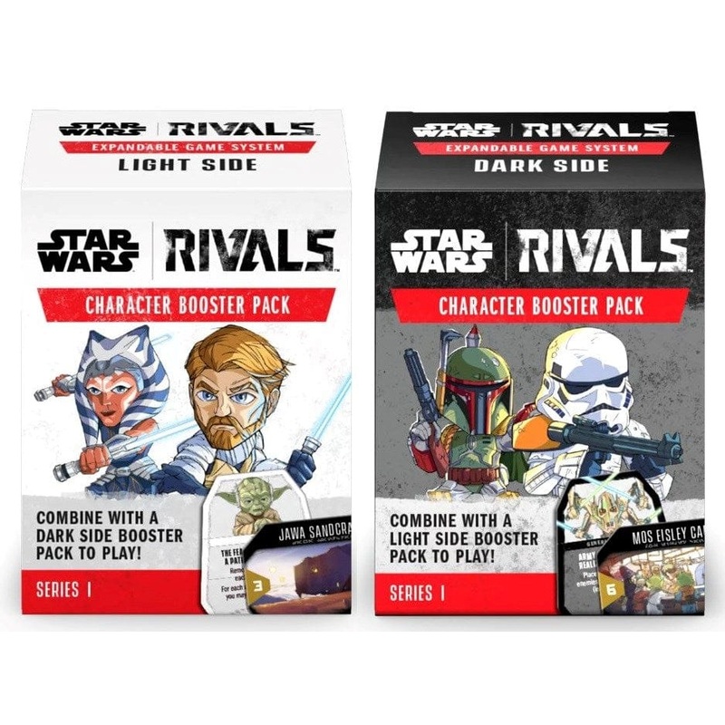 Funko Games! Star Wars Rivals Character Booster Packs An Epic Clash Between Dark & Light Funko 2024 Summer Convention Exclusive