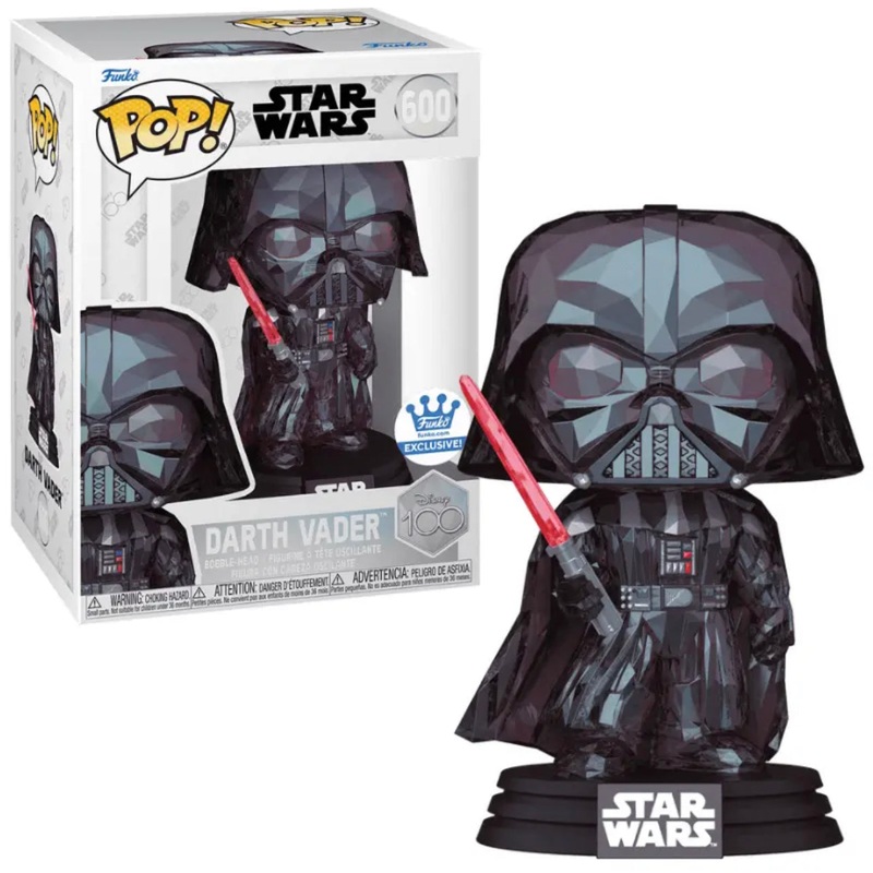 Funko Pop! Disney 100 Star Wars Darth Vader 600 Funko Shop Exclusive + Free Protector