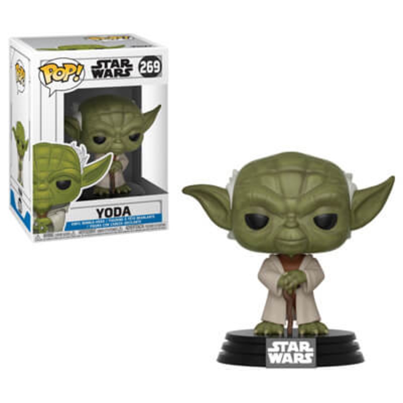 Funko Pop Disney Star Wars Clone Wars Yoda 269 + PoP Protector