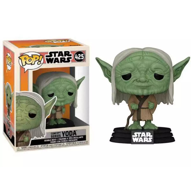 Funko Pop! Star Wars Concept Series Yoda 425 + Free Protector