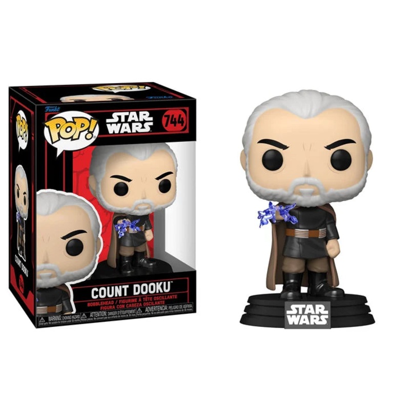 Funko Pop! Star Wars Count Dooku 744 + Free Protector