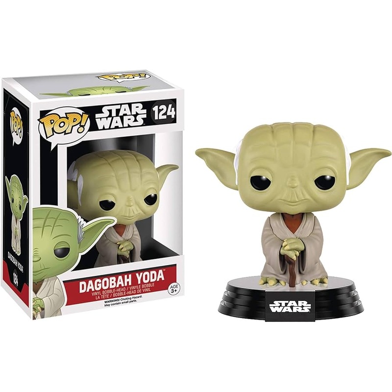 Funko Pop! Star Wars Dagobah Yoda 124 + Free Protector (box ware)