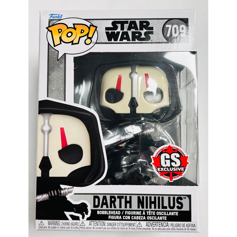 Funko Pop! Star Wars - Darth Nihilus 709 GameStop Exclusive + Free Protector