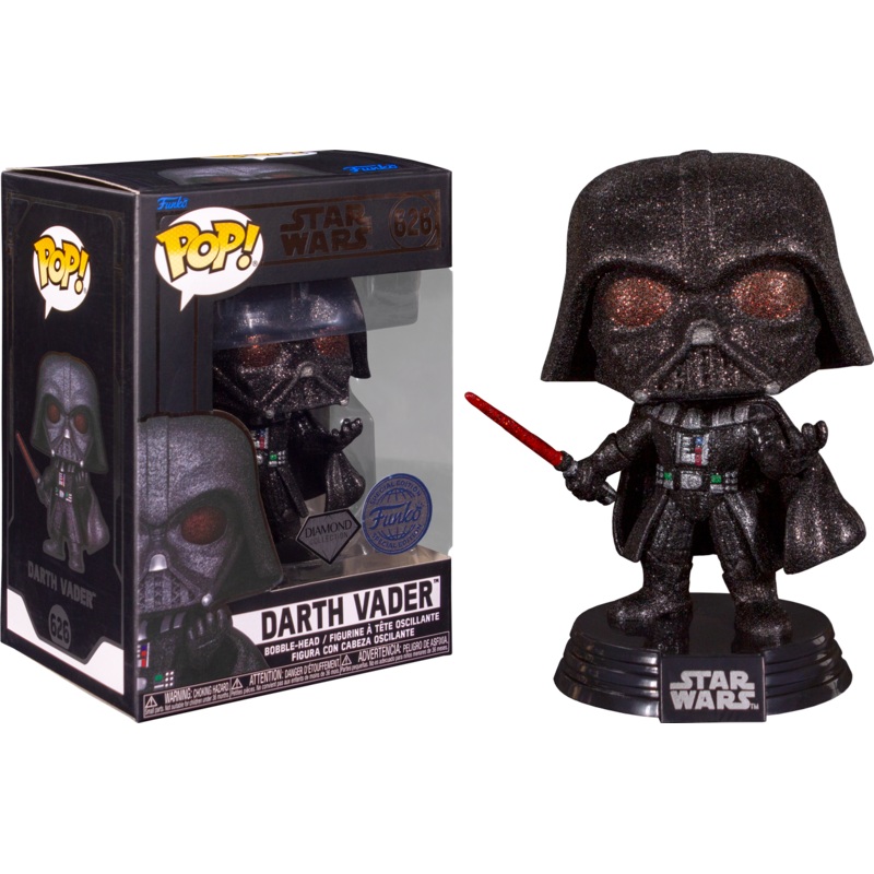 Funko Pop! Star Wars Darth Vader Diamond Glitter #626 Funko Special Edition + PoP Protector