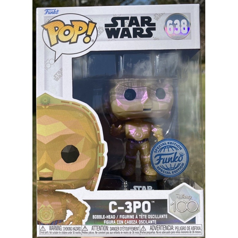 Funko Pop! Star Wars Disney 100 C-3PO 638 Funko Special Edition+ Free Protector