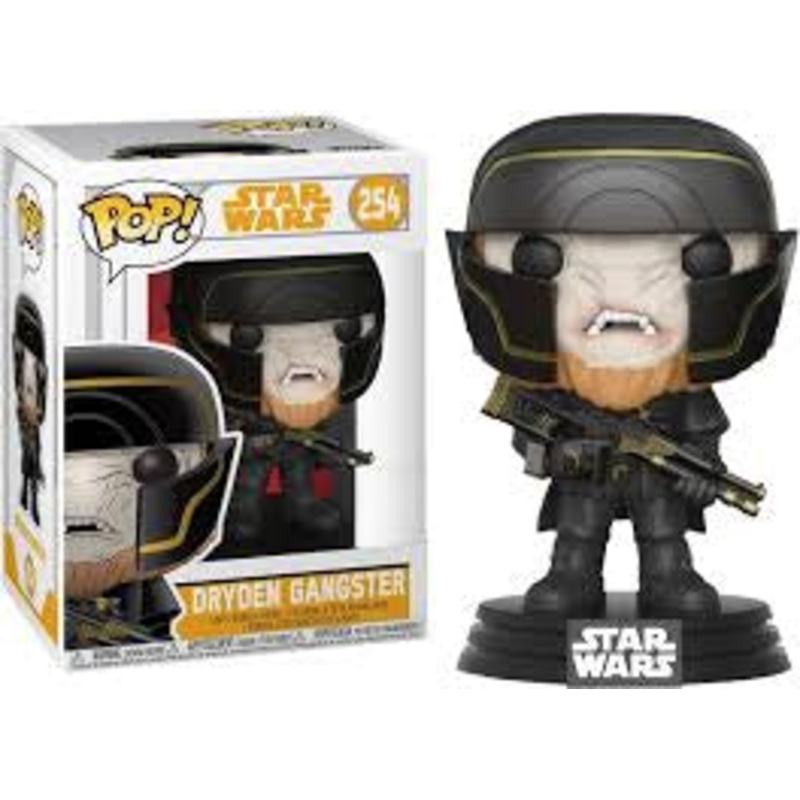 Funko Pop! Star Wars - Dryden Gangster 254 (VAULTED) (slight box ware) + Pop Protector