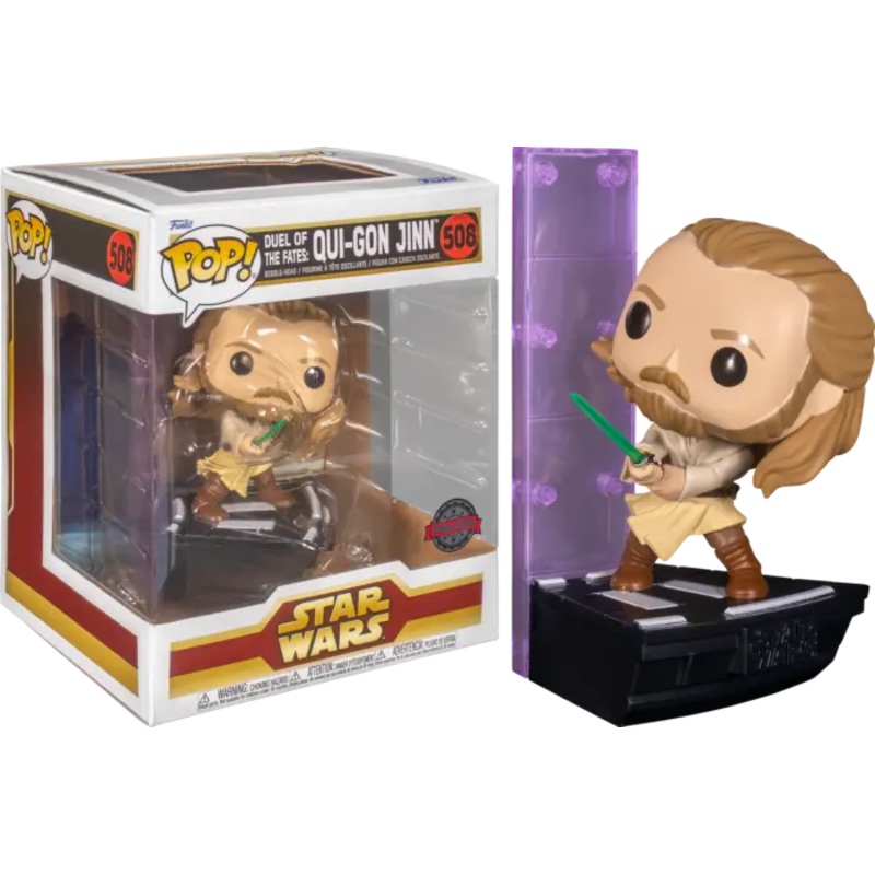 Funko Pop! Star Wars Duel of the Fates: Qui-Gon Jinn 508 Special Edition 6-Inch Figure