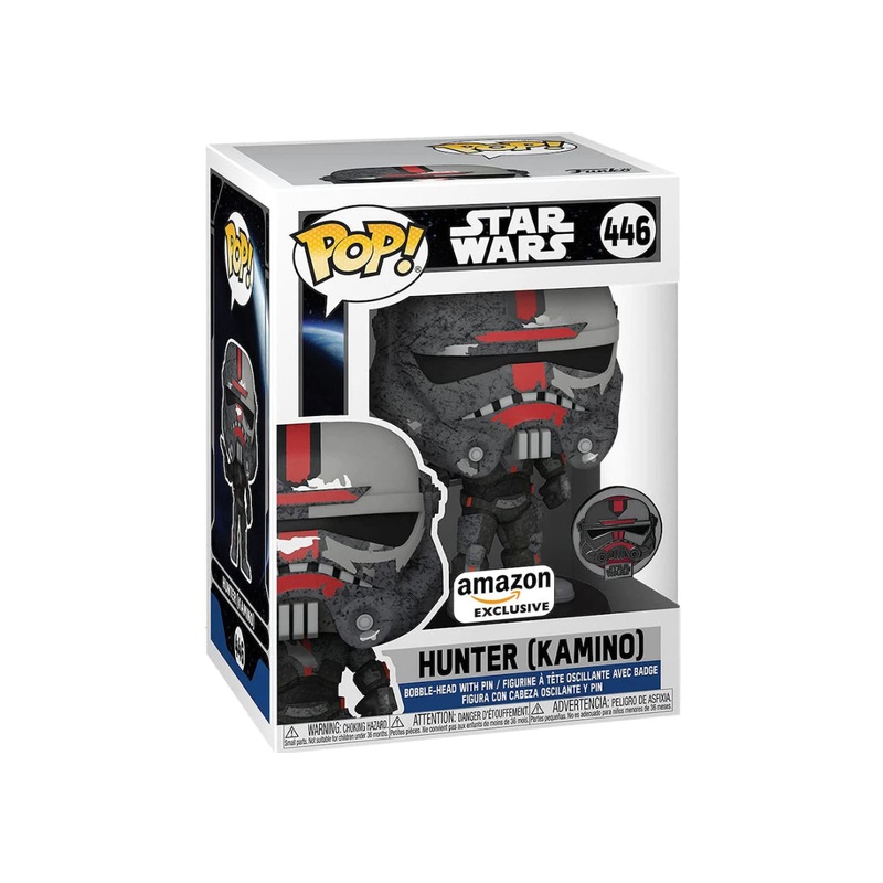 Funko Pop! Star Wars Hunter (Kamino) 446 Amazon Exclusive + Free Protector