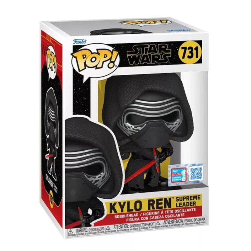Funko Pop! Star Wars - Kylo Ren 731 Funko 2024 Fall NYCC Convention Exclusive + Free Protector