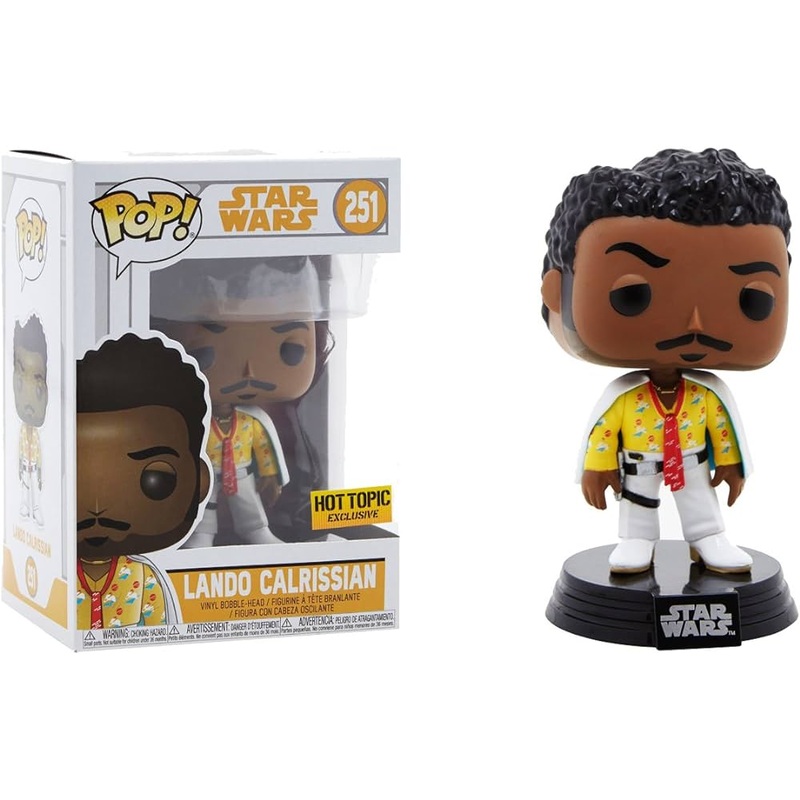 Funko Pop! Star Wars Lando Calrissian 251 Hot Topic Exclusive + Free Protector (VAULTED)