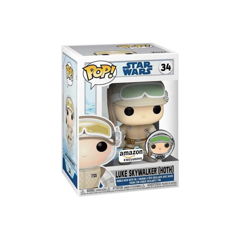 Funko Pop! Star Wars Luke Skywalker 34 Amazon Exclusive + Free Protector