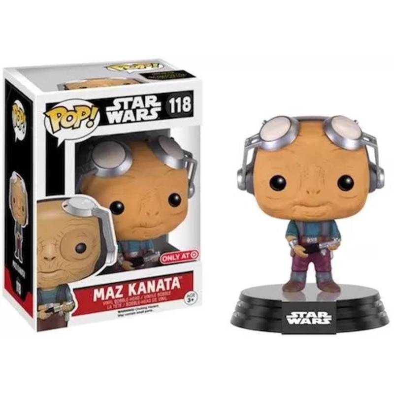 Funko Pop! Star Wars Maz Kanata 118 Target Exclusive + Free Protector (VAULTED)
