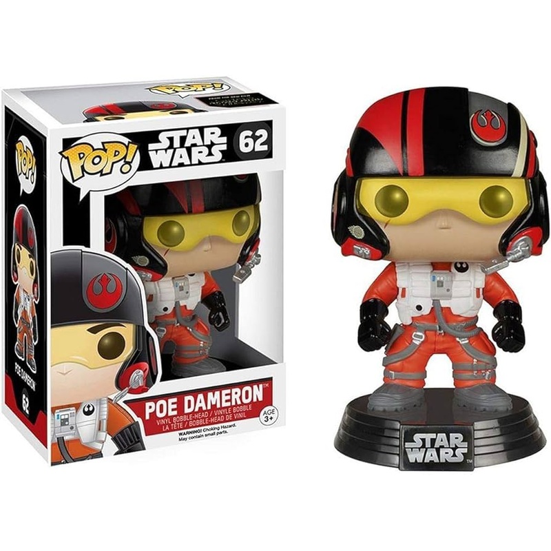 Funko Pop! Star Wars - Poe Dameron 62 + Free Protector (VAULTED) (box-ware)