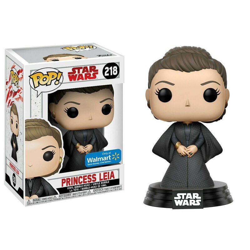 Funko Pop! Star Wars - Princess Leia 218 Walmart Exclusive + Free Protector (VAULTED)