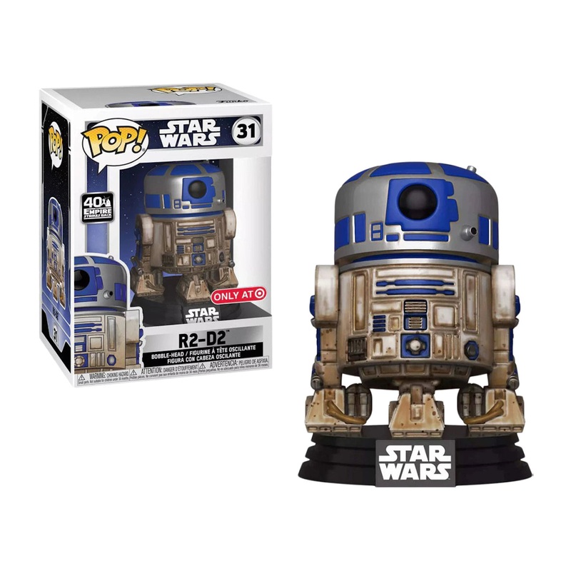 Funko Pop! Star Wars R2-D2 31 Target Exclusive + Free Protector