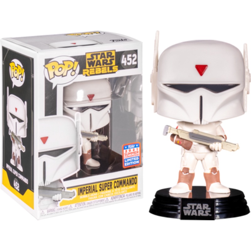 Funko Pop! Star Wars Rebels Imperial Super Commando 452 Funko 2021 Summer Convention Exclusive + Free Protector
