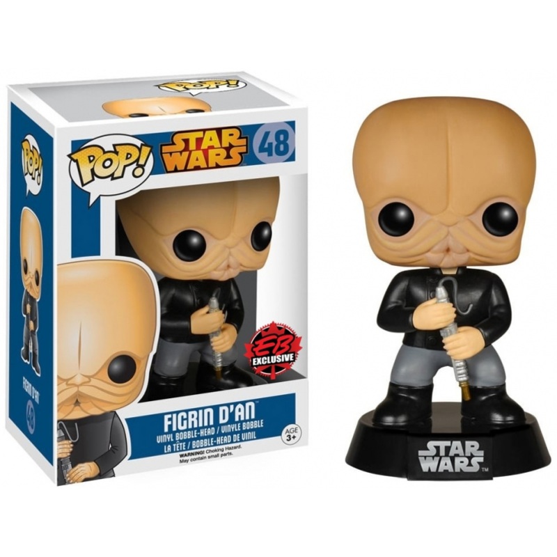 Funko Pop! Star Wars Return of the Jedi : Figrin Dan 48 EB Exclusive (VAULTED) + Free Protector
