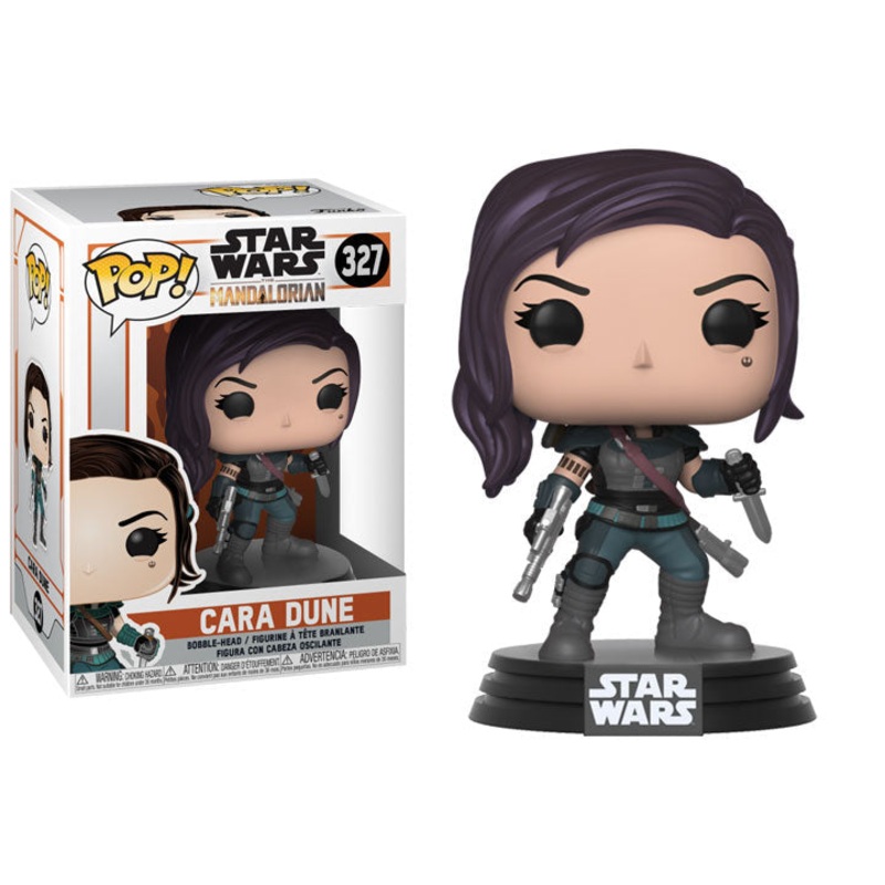 Funko Pop! Star Wars The Mandalorian Cara Dune 327 + Free Protector (VAULTED)