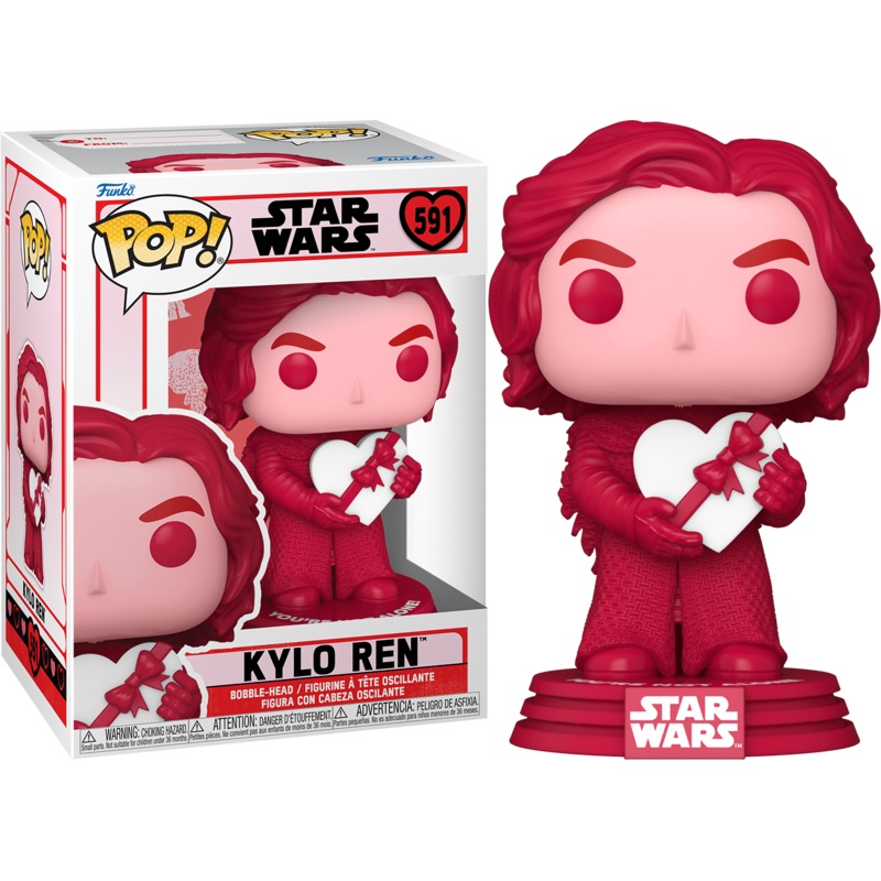 Funko Pop! Star Wars Valentines - Kylo Ren #591 + PoP Protector