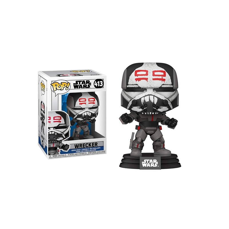 Funko Pop! Star Wars - Wrecker 413 + Free Protector