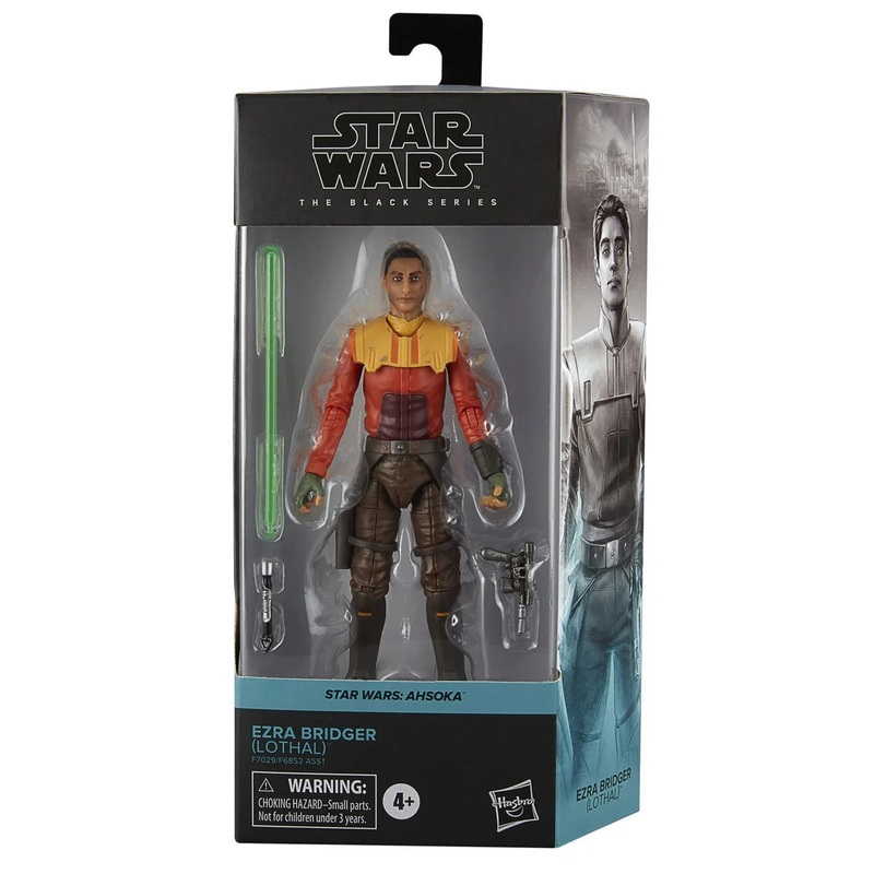 Hasbro Star Wars: Ahsoka - The Black Series Ezra Bridger (Lothal) Toy 6-Inch-Scale Collectible Action Figure