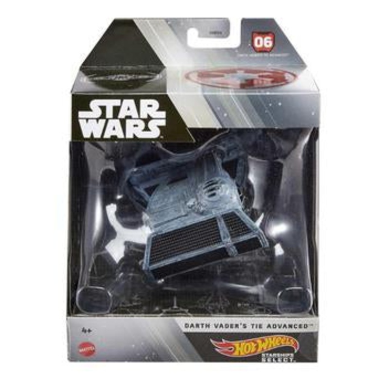 Hot Wheels Star Wars Starships Select Premium Diecast Darth Vaders Tie Advanced