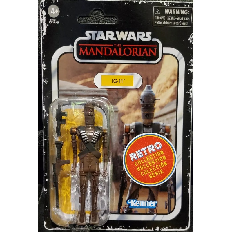 Star Wars: The Mandalorian - The Vintage Retro Collection IG-11 3.75-Inch Collectible Action Figure