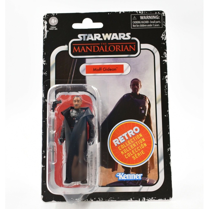 Star Wars: The Mandalorian - The Vintage Retro Collection Moff Gideon 3.75-Inch Collectible Action Figure