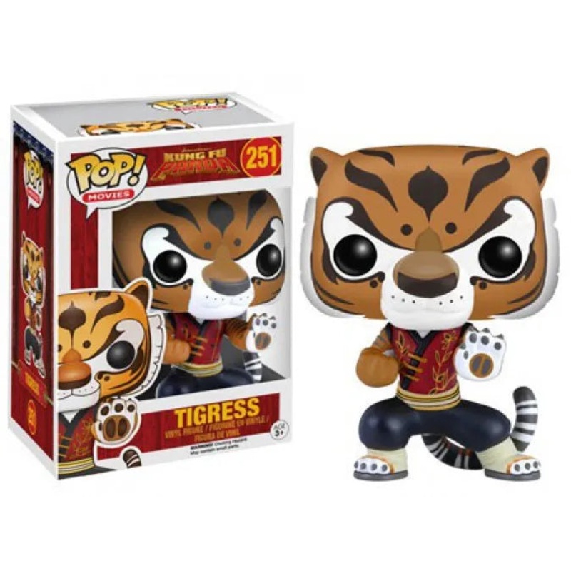 251Funko Pop! Movies Dreamworks Kung Fu Panda - Tigress + Protector