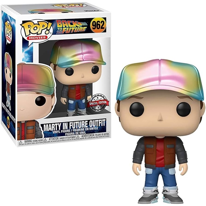 Funko Pop! Back To The Future Marty In Future Outfit 962 Target Exclusive + Free Protector