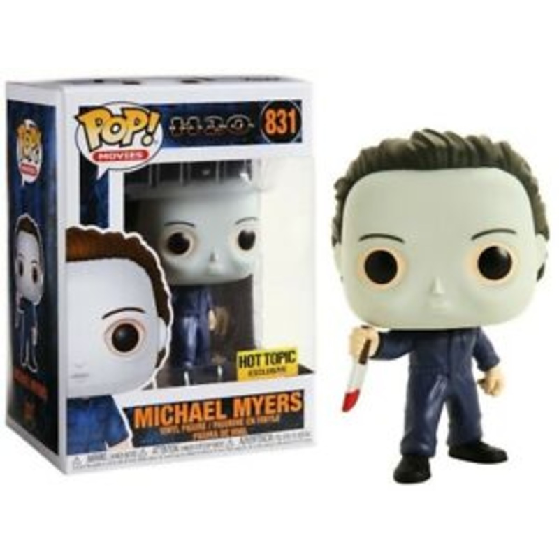 FUNKO POP H20 HALLOWEEN MICHAEL MYERS # 831 EXCLUSIVE HOT TOPIC + POP PROTECTOR