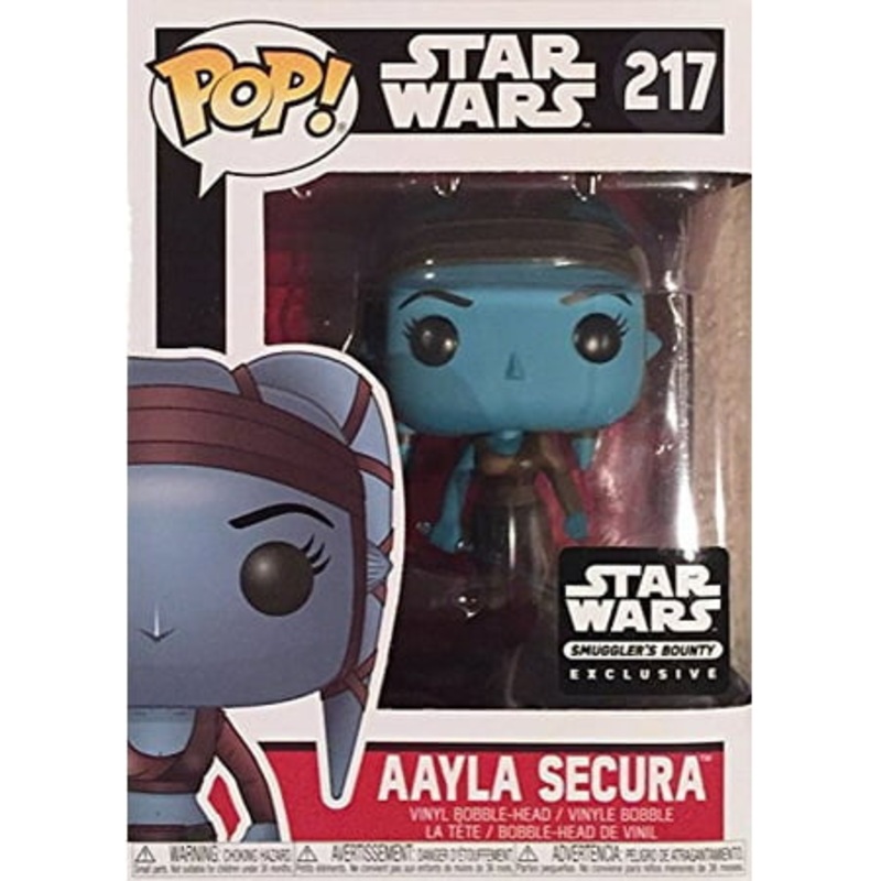 Funko Pop! Star Wars Aayla Secura Smugglers Bounty Exclusive 217 + Pop Protector