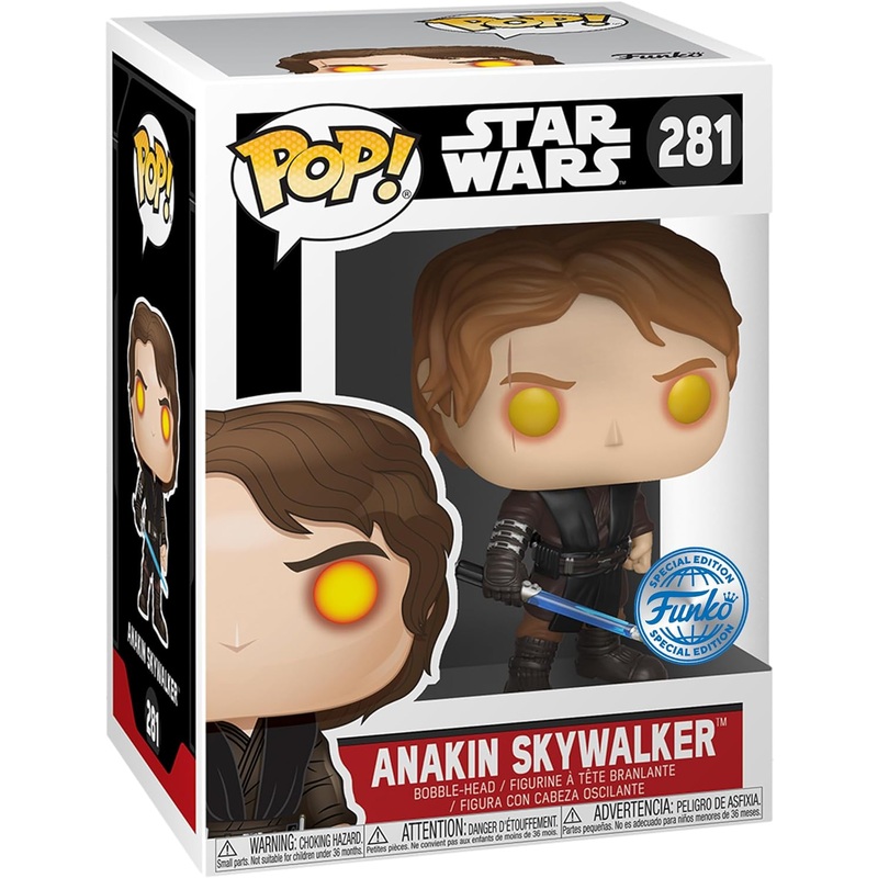 Funko Pop! Star Wars: Anakin Skywalker (Darkside) 281 Funko Special Edition + Pop Protector
