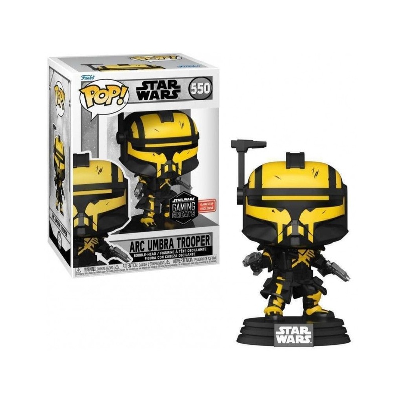 Funko Pop! Star Wars Arc Umbra Trooper 550 Gaming Greats GameStop Exclusive + Pop Protector