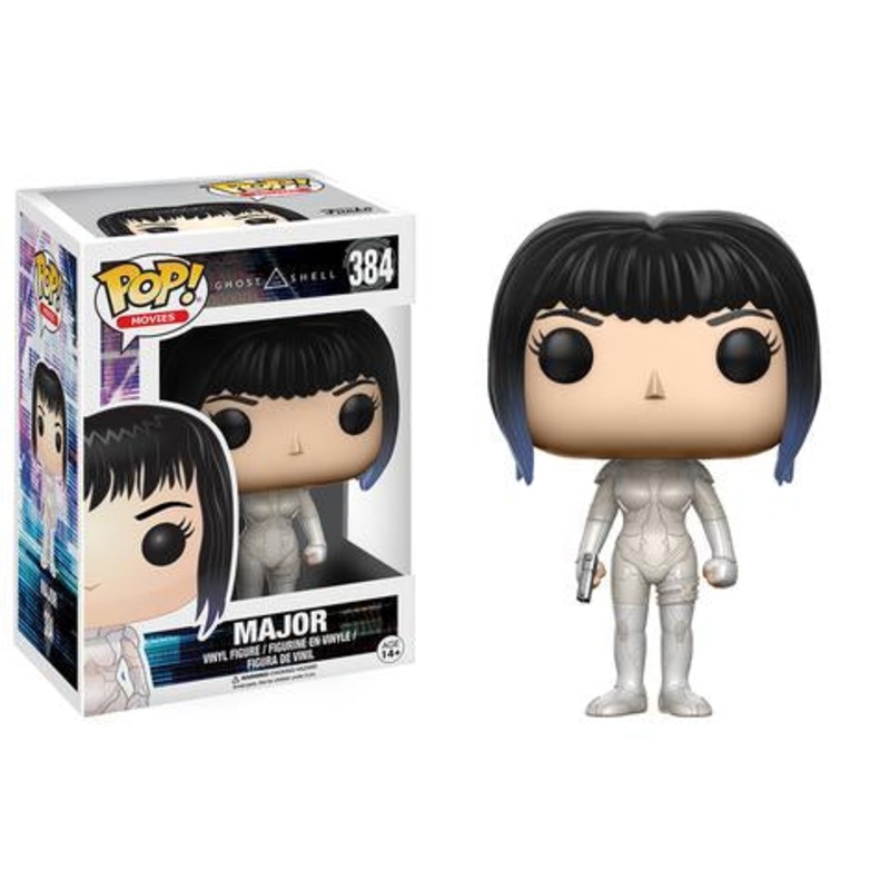 384 Funko POP! Movies - Ghost in the Shell Vinyl Figure - MAJOR + POP PROTECTOR