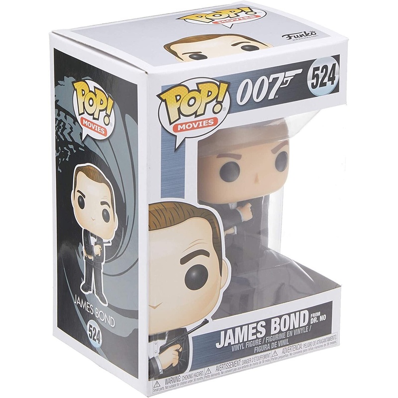 Funko Pop 007 Movies James Bond Sean Connery 524 + PoP Protector