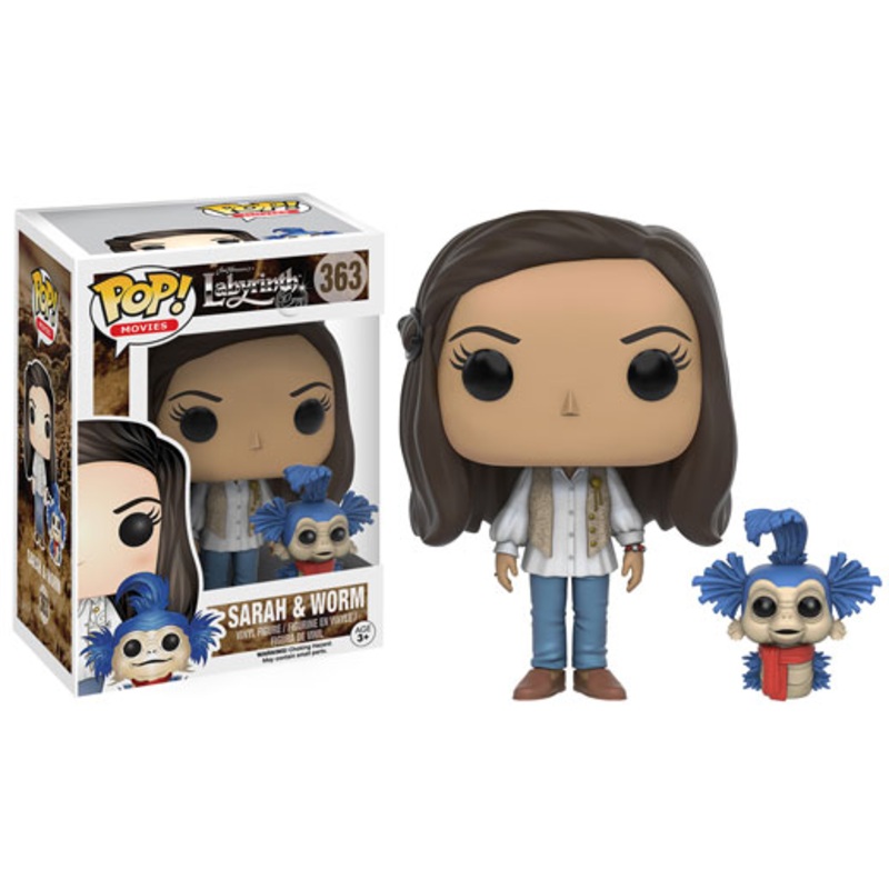 FUNKO POP MOVIES LABYRINTH #363 SARAH & WORM VAULTED VINYL FIGURE + PoP Protector