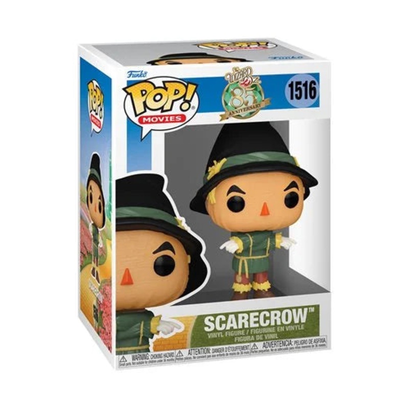 The Wizard of Oz 85th Anniversary Scarecrow Funko Pop! Vinyl Figure #1516 + PoP Protector