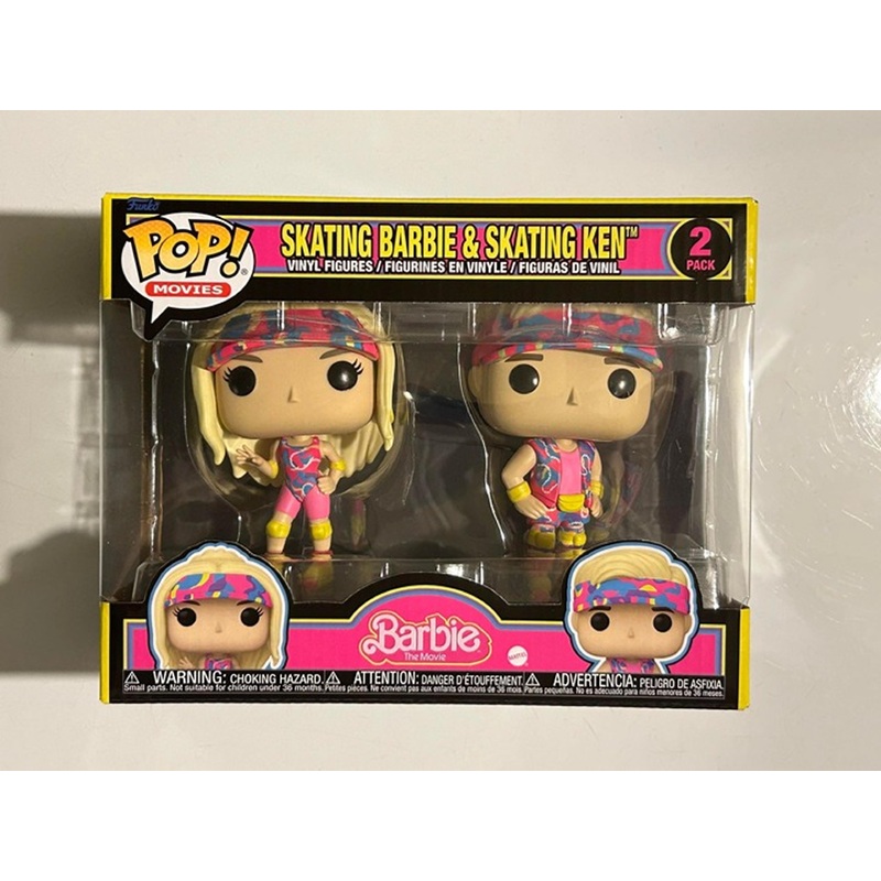 Funko Pop! Barbie The Movie - Skating Barbie & Skating Ken 2 Pack