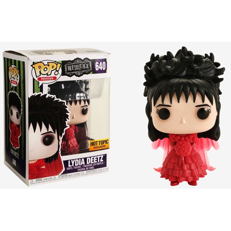 Funko POP! Beetlejuice Lydia Deetz #640 Hot Topic Exclusive (Vaulted) + PoP Protector