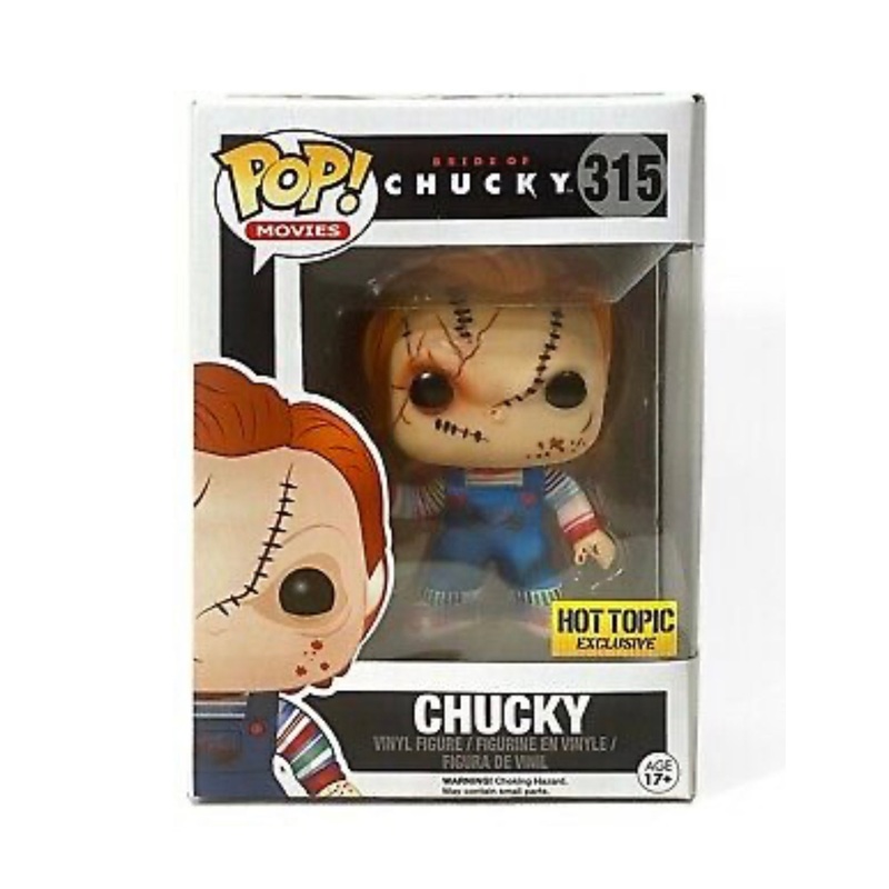 Funko Pop! Bride of Chucky - Chucky 315 Hot Topic Exclusive + Protector (VAULTED)