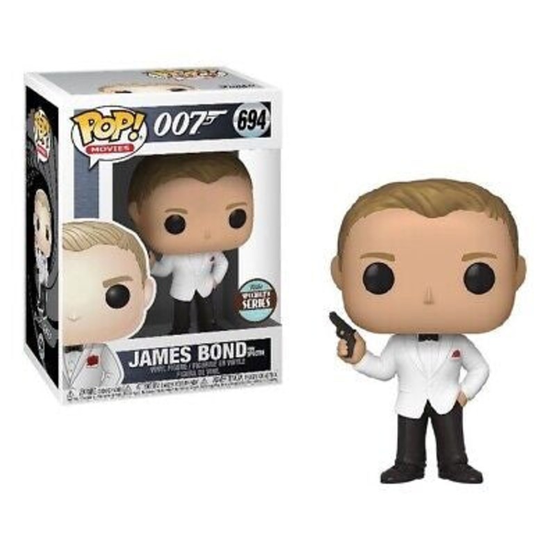 Funko Pop! 007 James Bond from Spectre 694 Funko Specialty Series Exclusive (VAULTED) + Free Protector