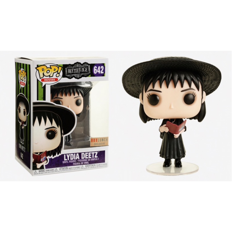 Funko Pop! Beetlejuice - Lydia Deetz (Book) 642 BoxLunch Exclusive + Protector